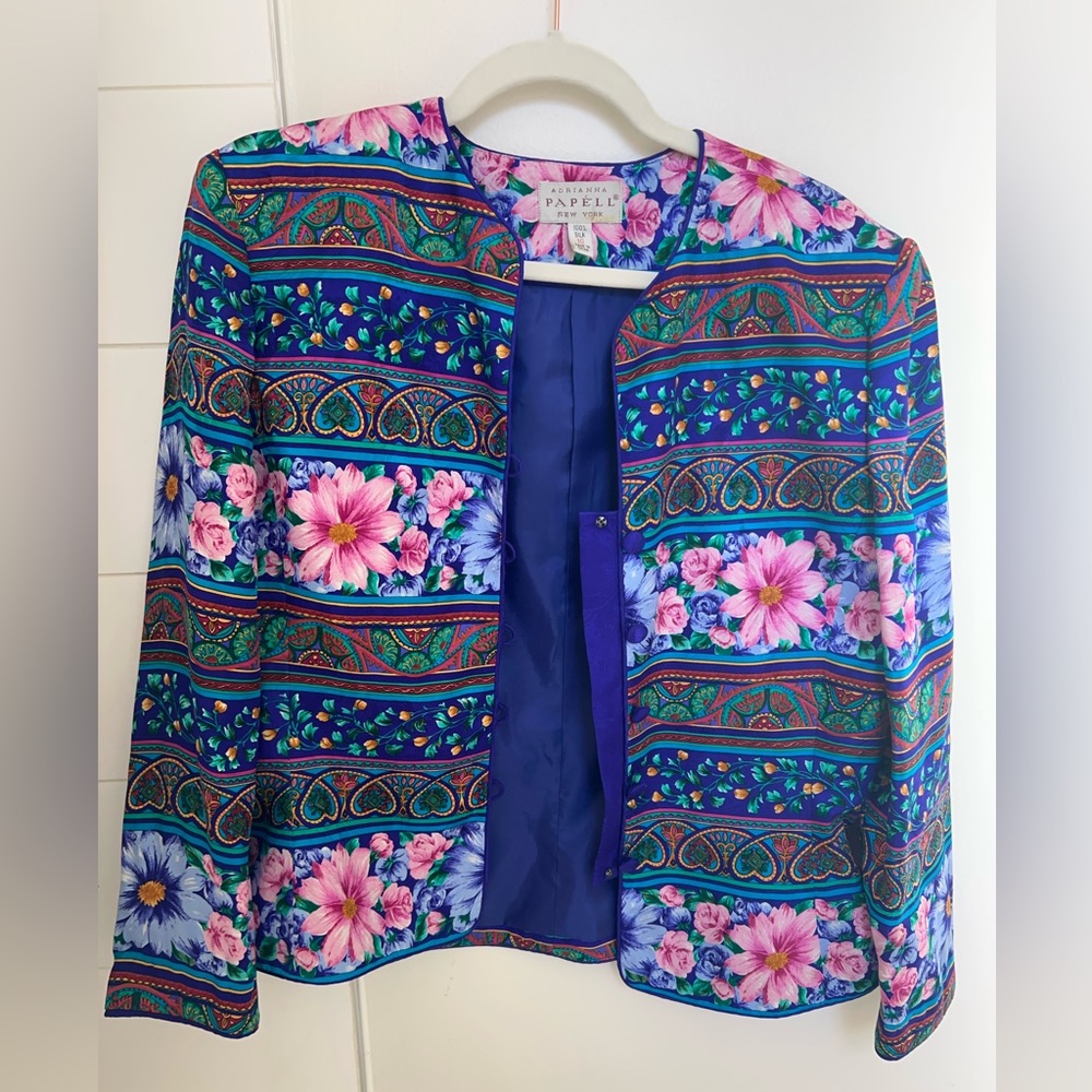 Vintage Silk Blazer
